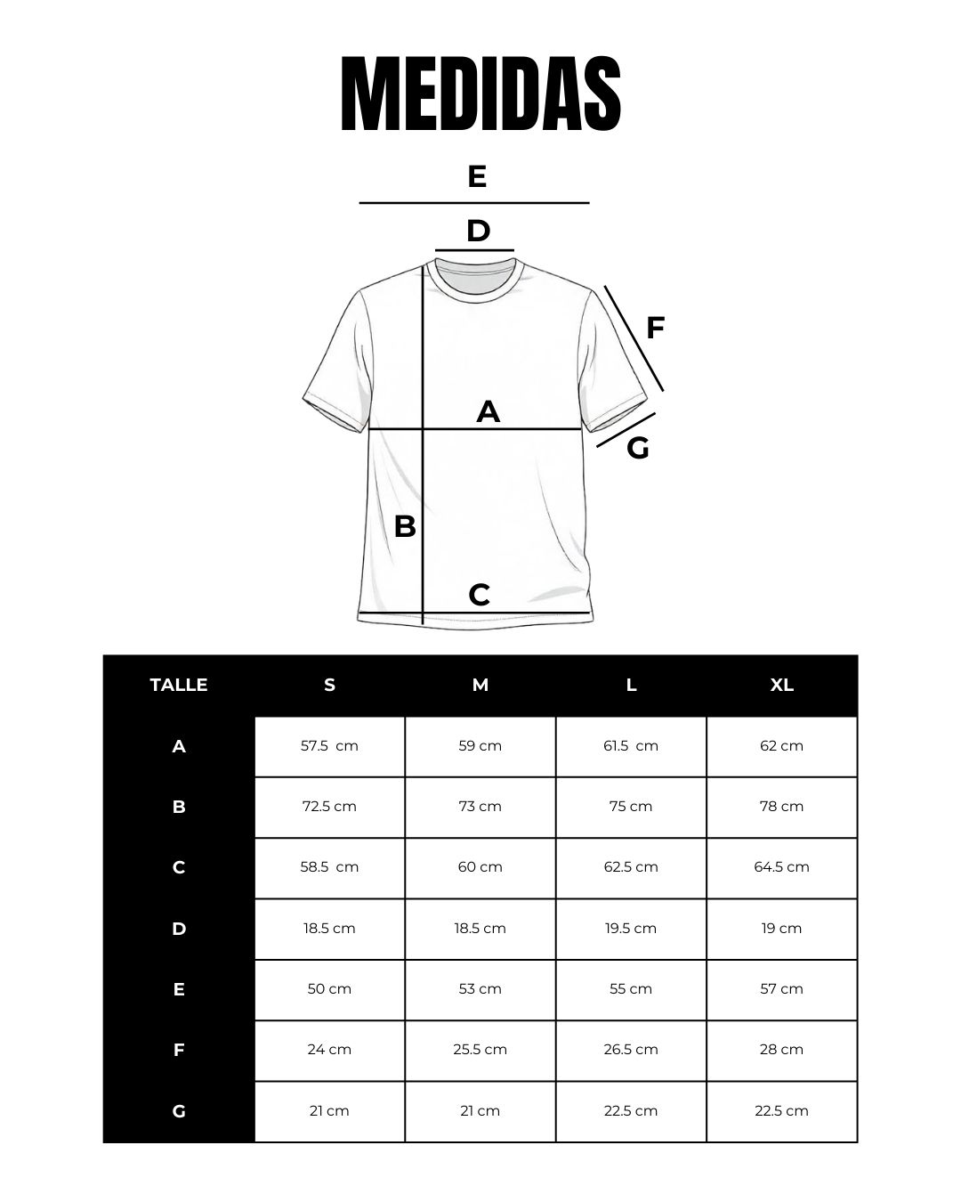 Medidas Heavy Weight